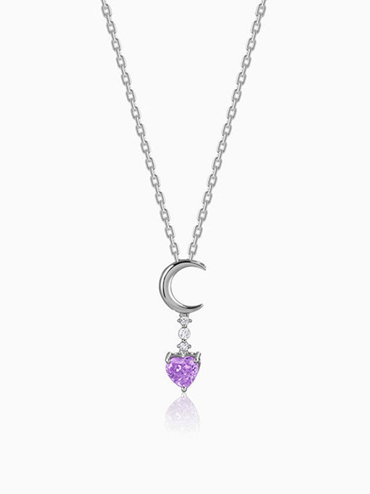 Silver Lunar Promise Necklace
