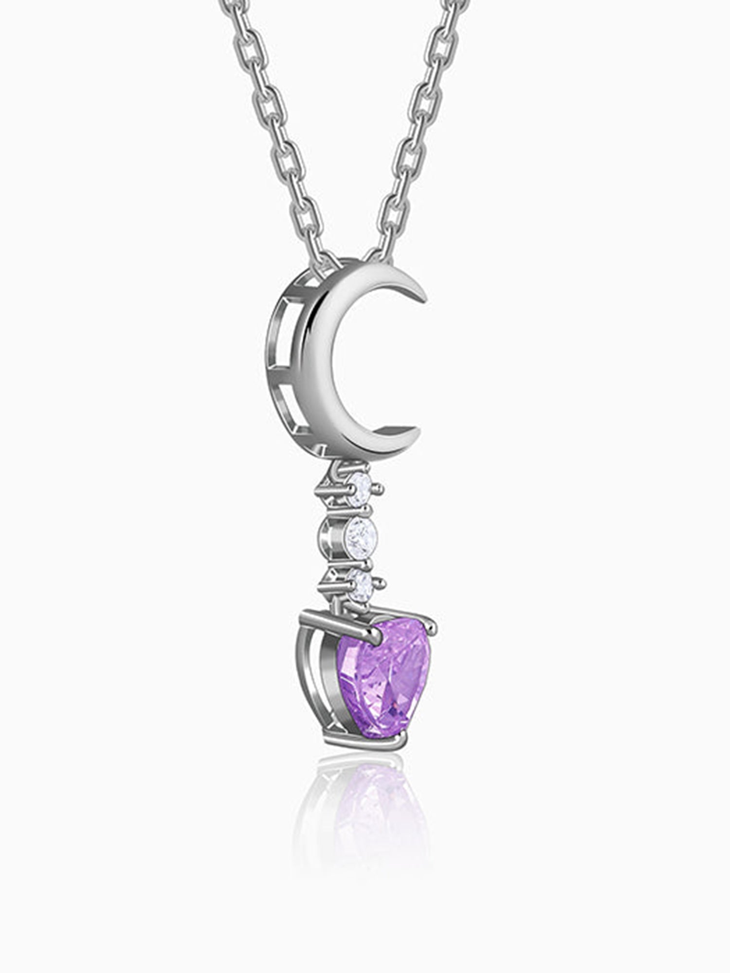 Silver Lunar Promise Necklace
