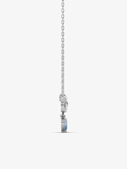 Silver Only Us Necklace
