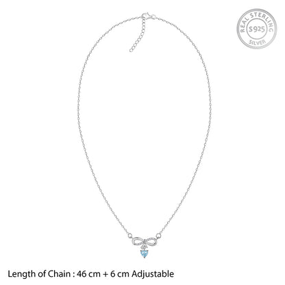 Silver Only Us Necklace