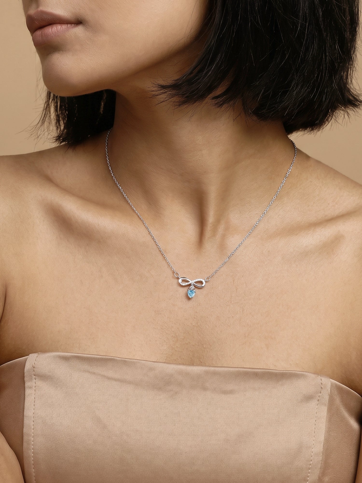 Silver Only Us Necklace