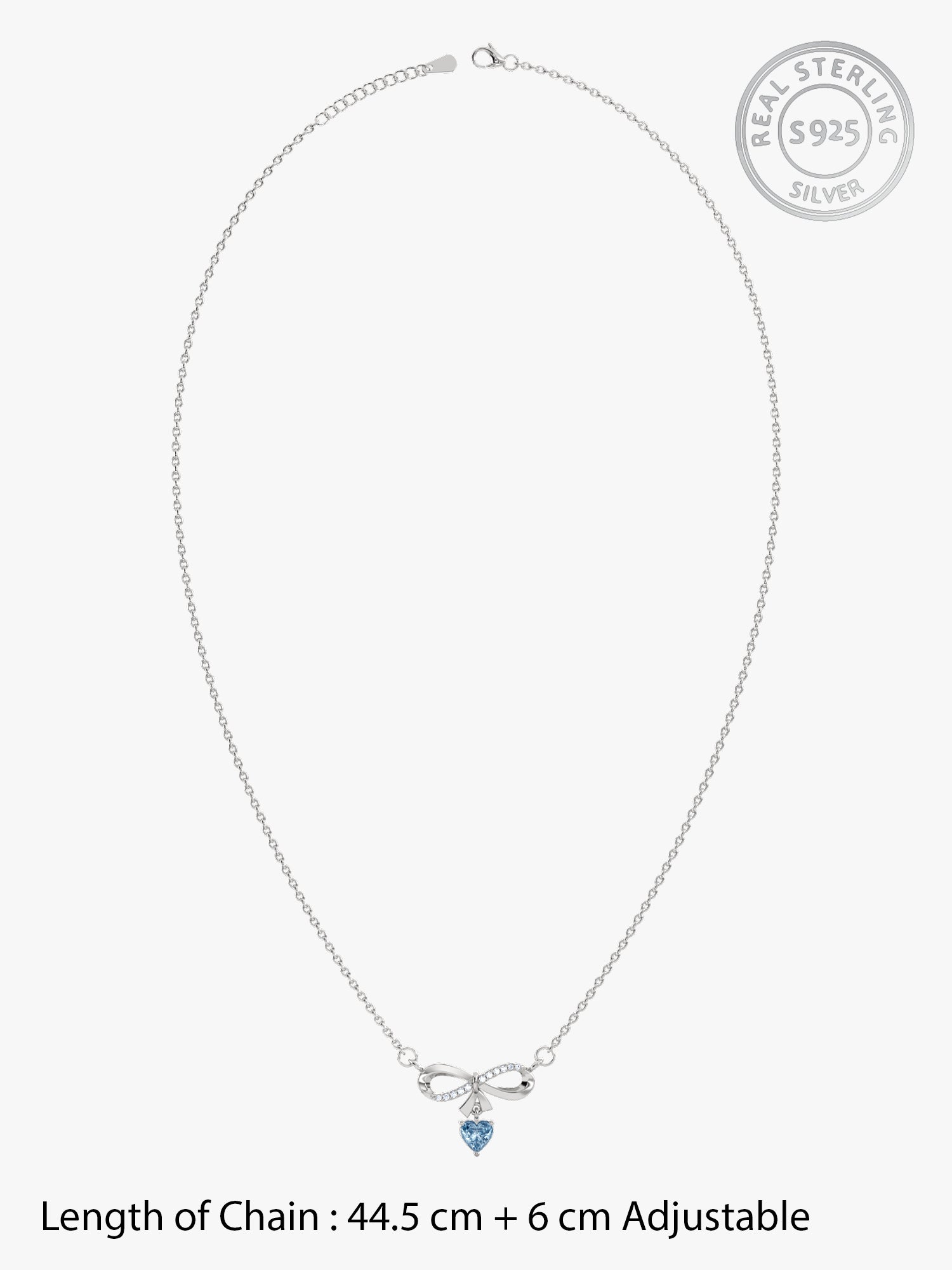 Silver Only Us Necklace