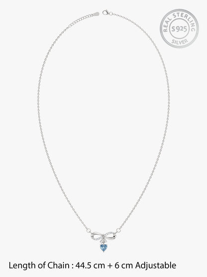 Silver Only Us Necklace