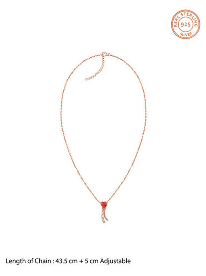Rose Gold Sway With Me Necklace