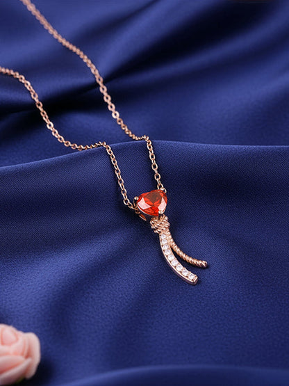 Rose Gold Sway With Me Necklace