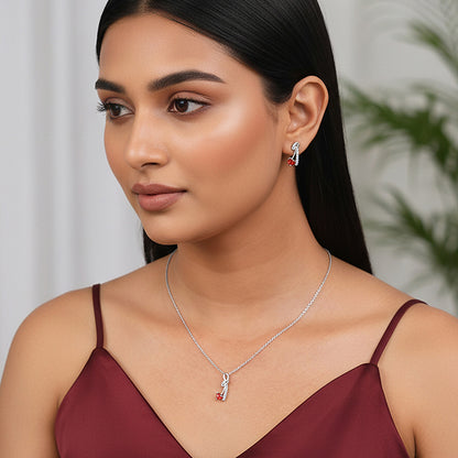 Silver Bleeding Love Set