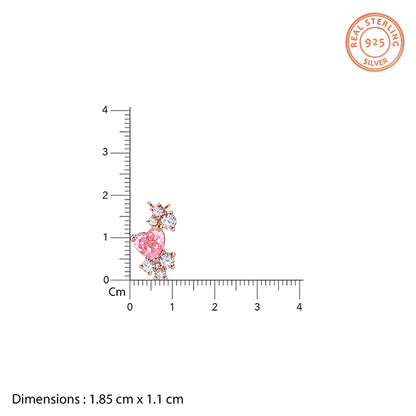 Rose Gold Heart Beat Set of 4