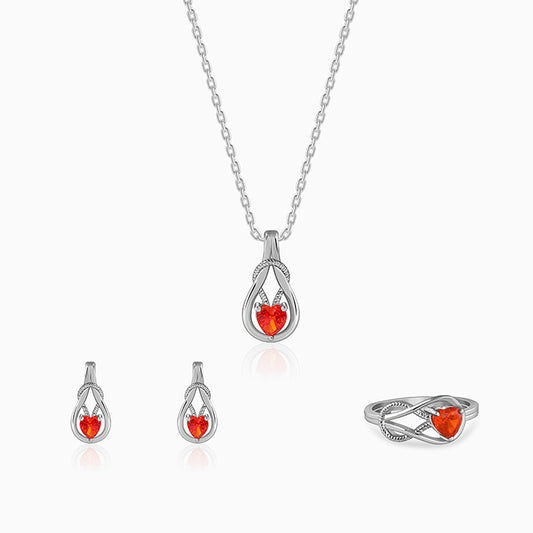 Silver Silent Vows Set of Three