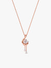 Rose Gold Carry Your Heart Pendant With Link Chain