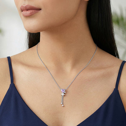 Silver Forever Held Necklace