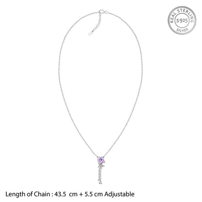 Silver Forever Held Necklace