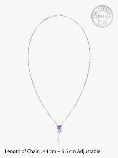 Silver Forever Held Necklace