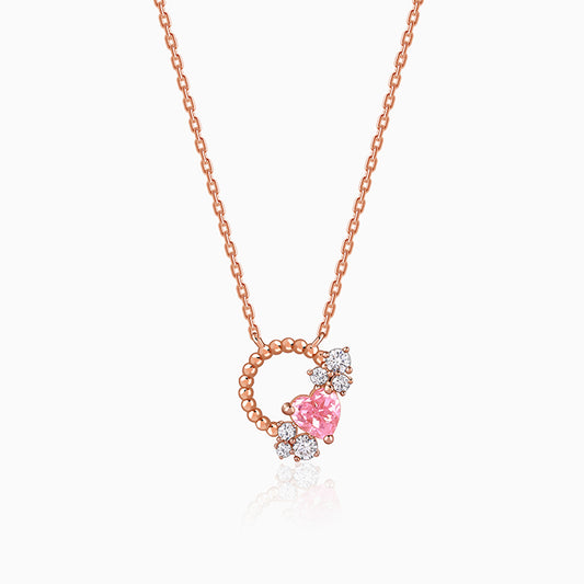 Rose Gold Heartbound Necklace