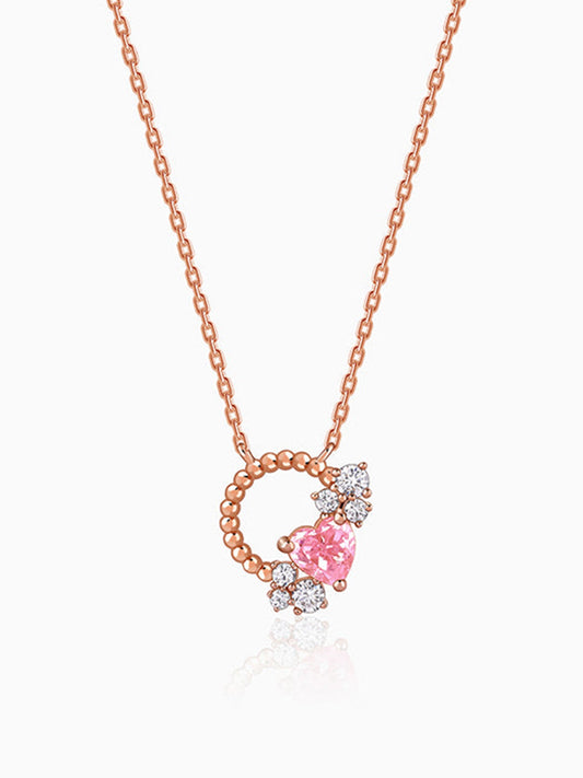 Rose Gold Heartbound Necklace