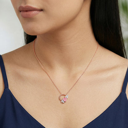 Rose Gold Heartbound Necklace