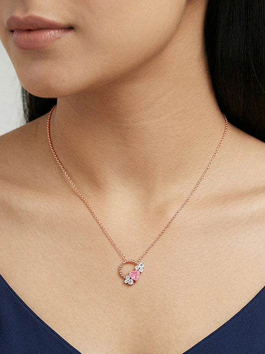 Rose Gold Heartbound Necklace