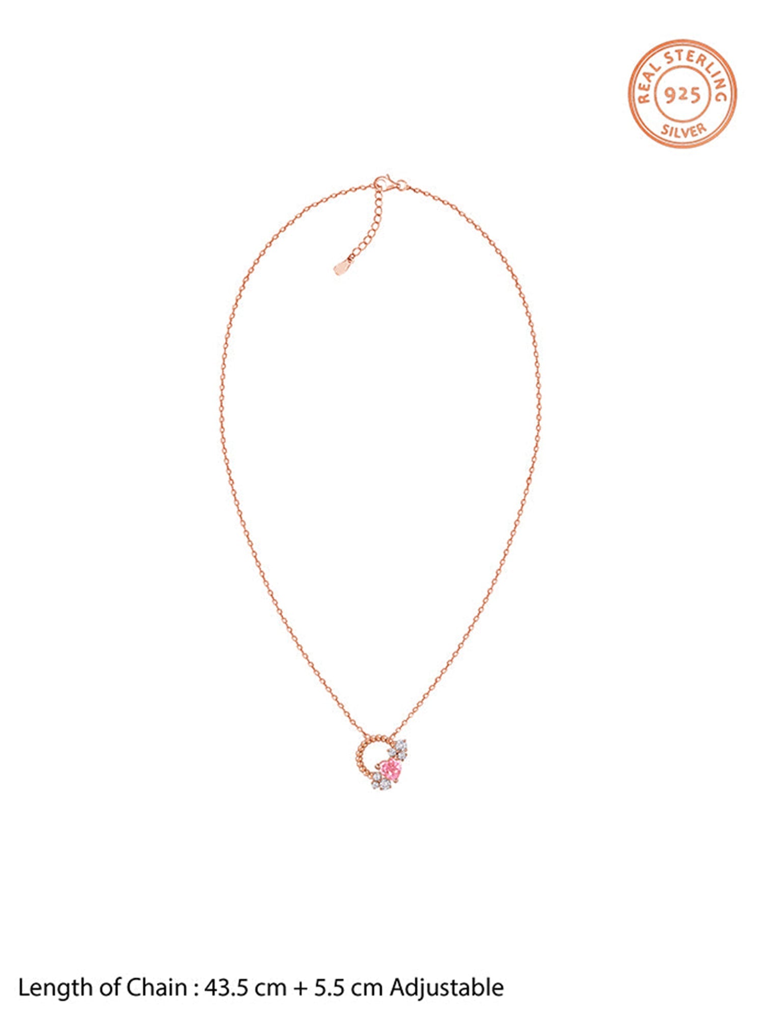 Rose Gold Heartbound Necklace