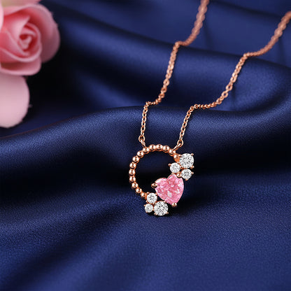 Rose Gold Heartbound Necklace