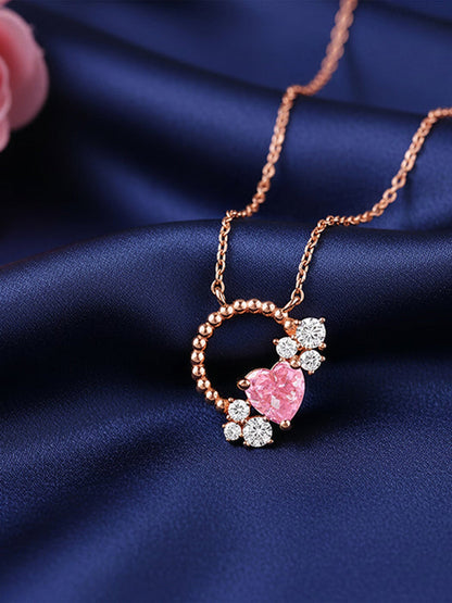 Rose Gold Heartbound Necklace