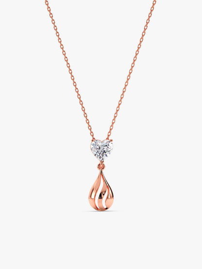Rose Gold Unsaid Love Necklace