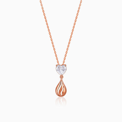 Rose Gold Unsaid Love Necklace