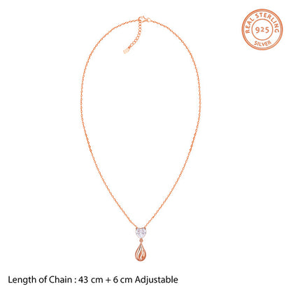 Rose Gold Unsaid Love Necklace