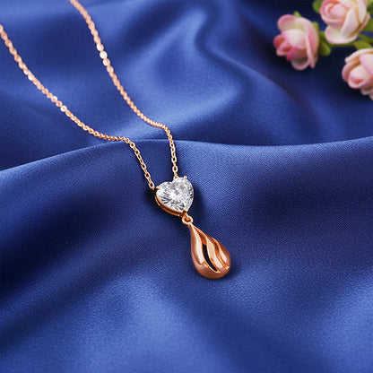 Rose Gold Unsaid Love Necklace