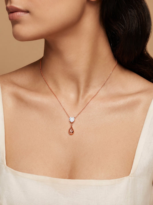 Rose Gold Unsaid Love Necklace