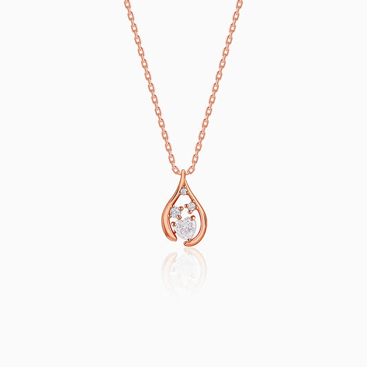 Rose Gold All of Me Necklace