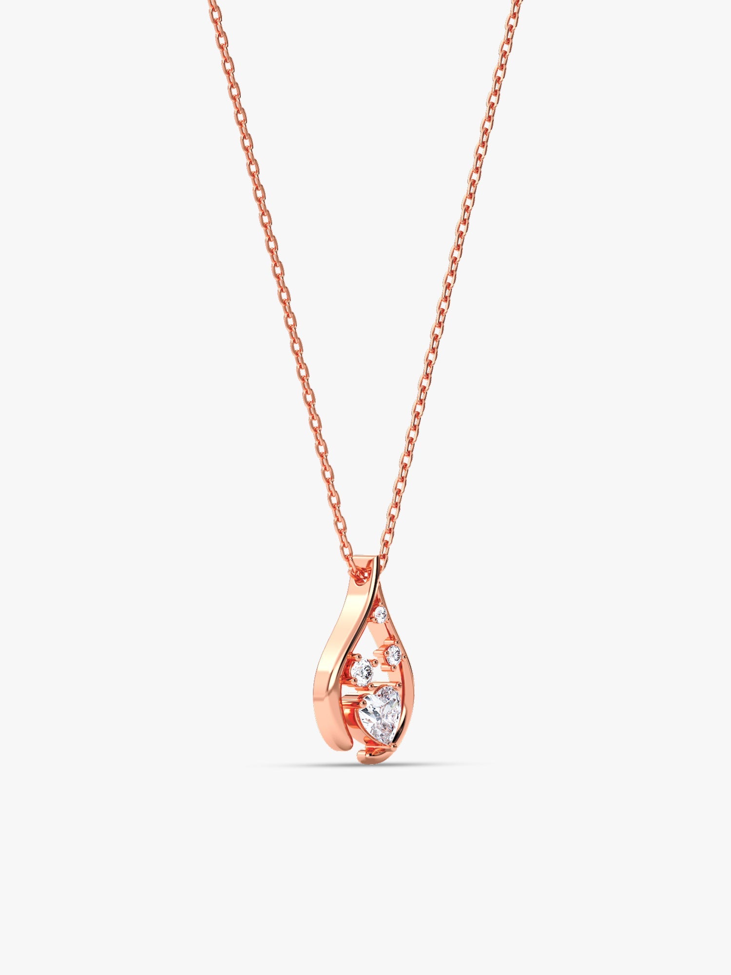 Kriti Sanon Rose Gold All of Me Necklace