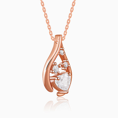 Kriti Sanon Rose Gold All of Me Necklace