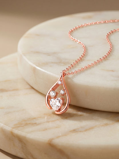 Kriti Sanon Rose Gold All of Me Necklace