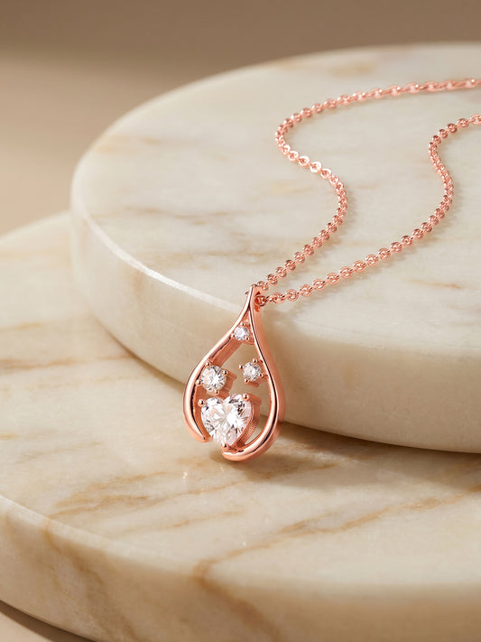 Kriti Sanon Rose Gold All of Me Necklace