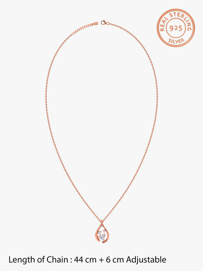 Kriti Sanon Rose Gold All of Me Necklace