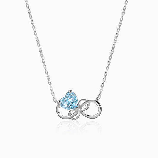 Silver Unending Love Necklace