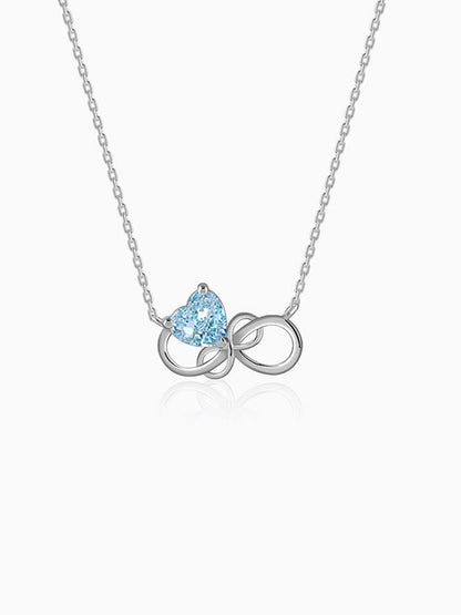 Silver Unending Love Necklace