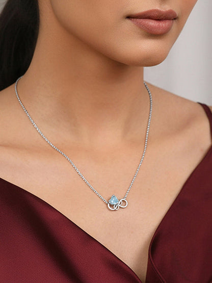 Silver Unending Love Necklace
