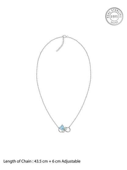 Silver Unending Love Necklace