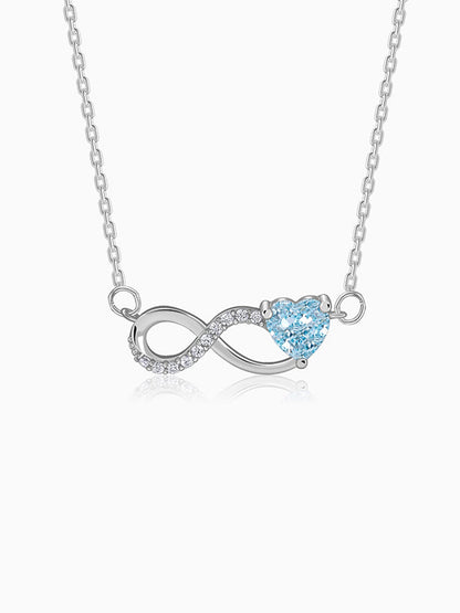 Silver Looped in Love Necklace