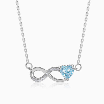 Silver Looped in Love Necklace