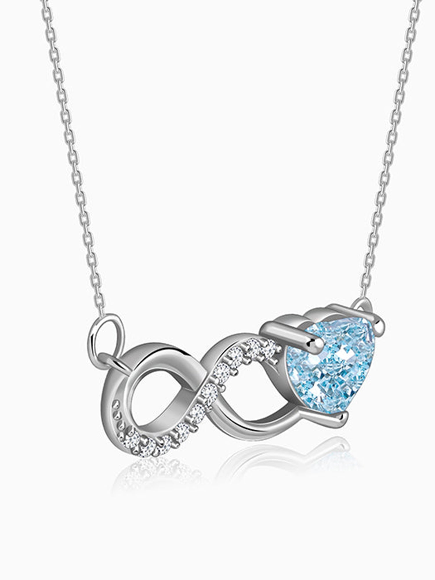 Silver Looped in Love Necklace