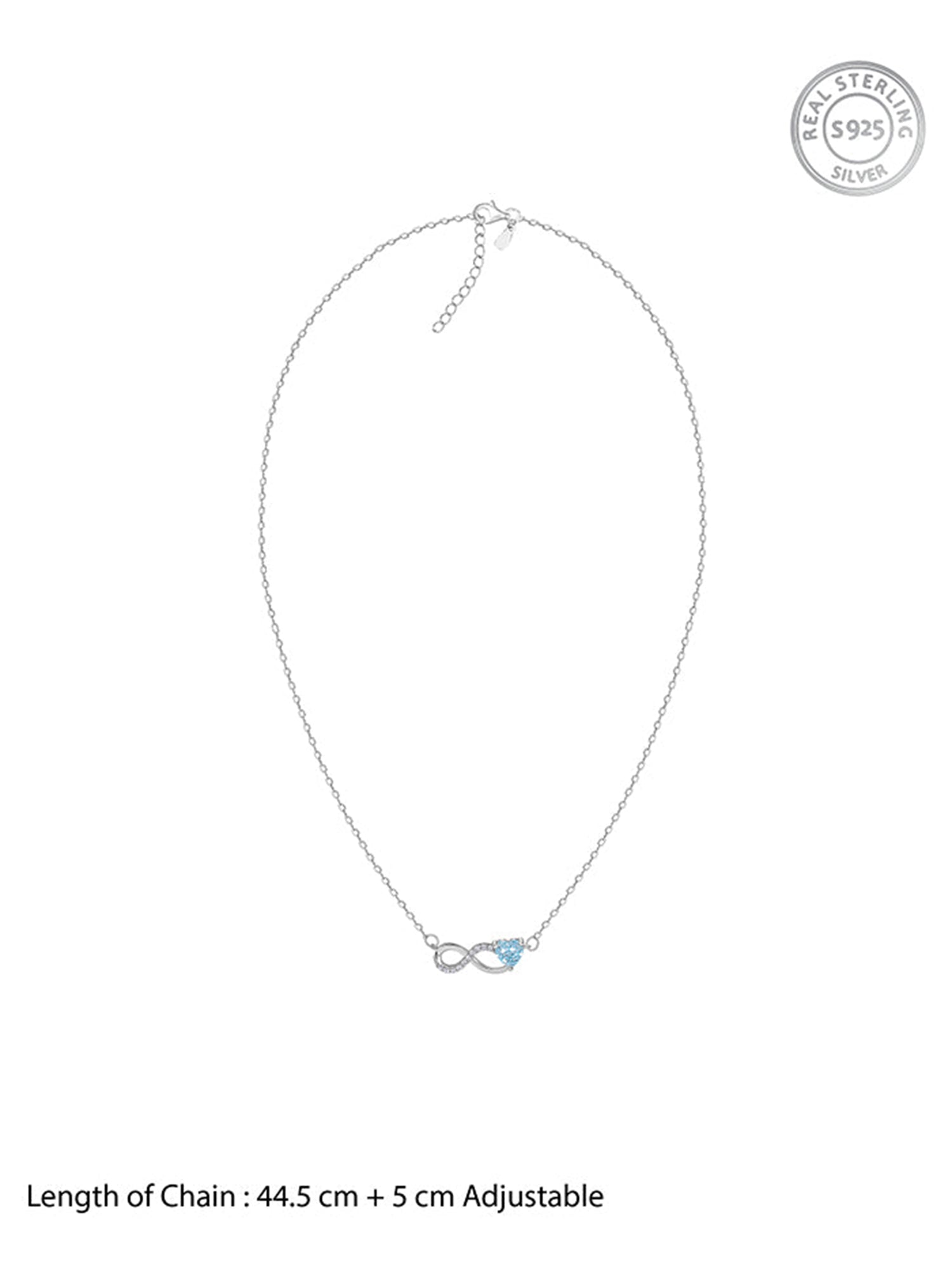 Silver Looped in Love Necklace