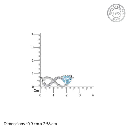 Silver Looped in Love Necklace