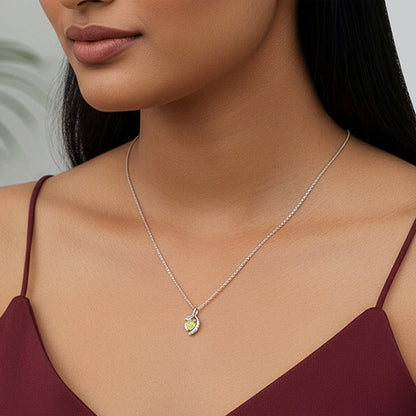 Silver At Last Pendant With Link Chain