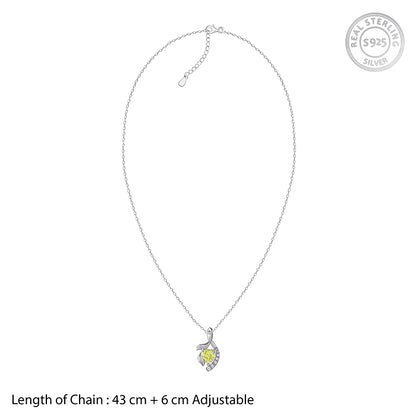 Silver At Last Pendant With Link Chain