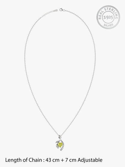 Silver At Last Pendant With Link Chain
