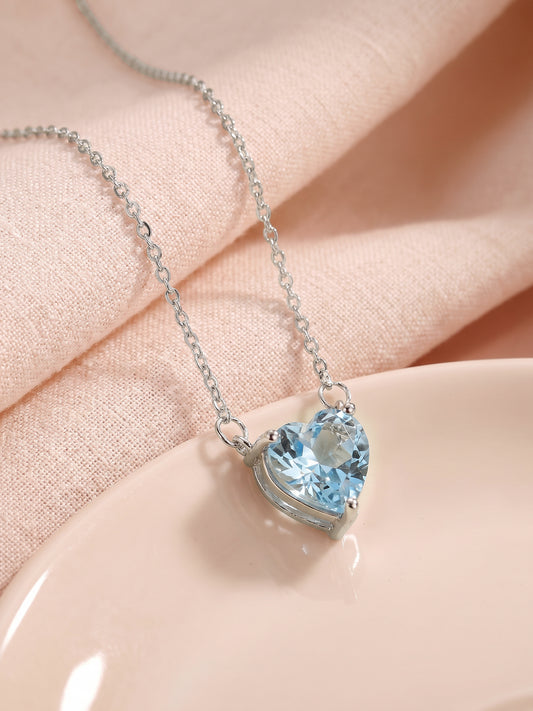 Kriti Sanon Silver Kiss Me Necklace
