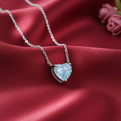 Silver Kiss Me Necklace