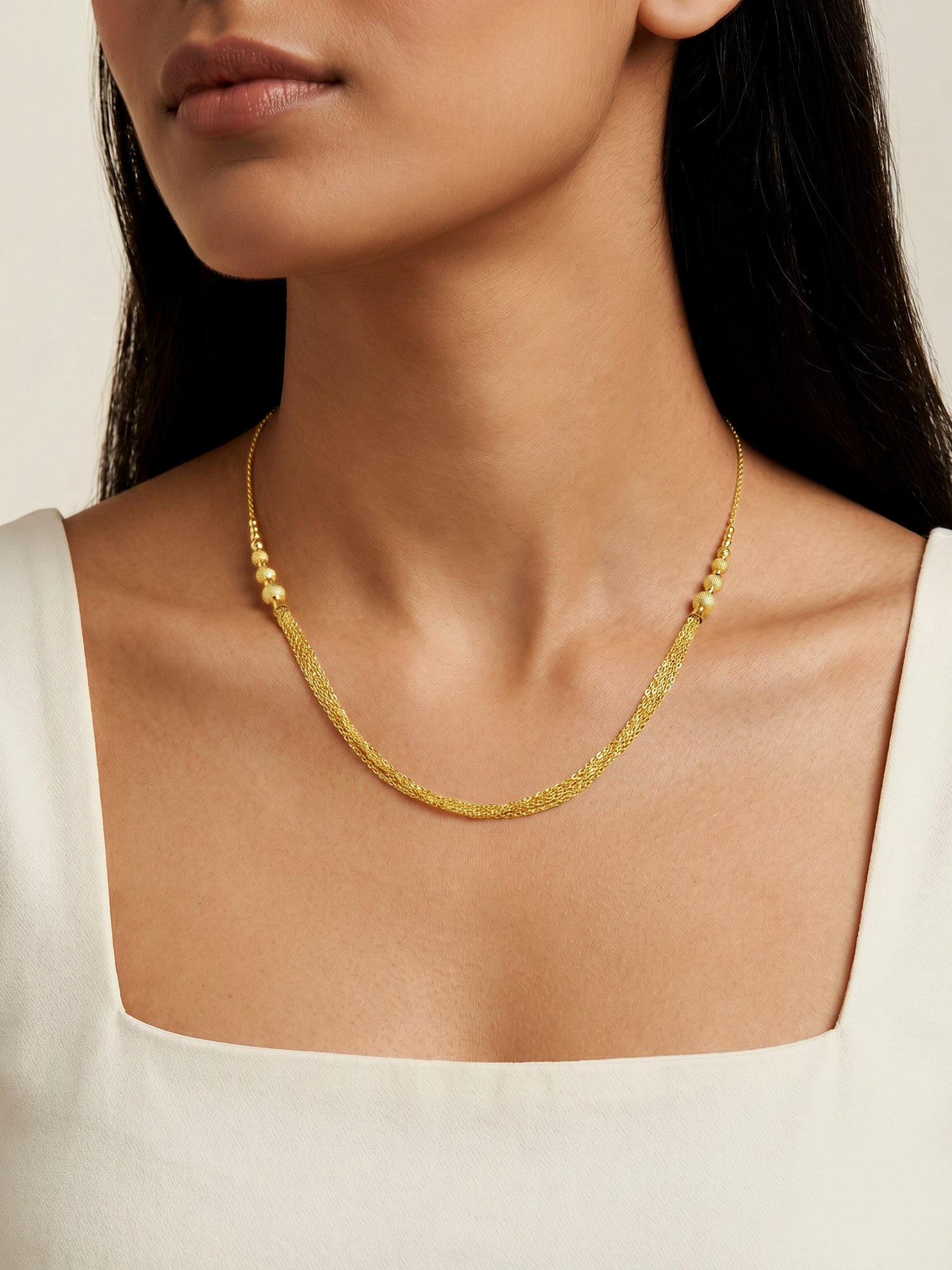 Golden Fancy Necklace