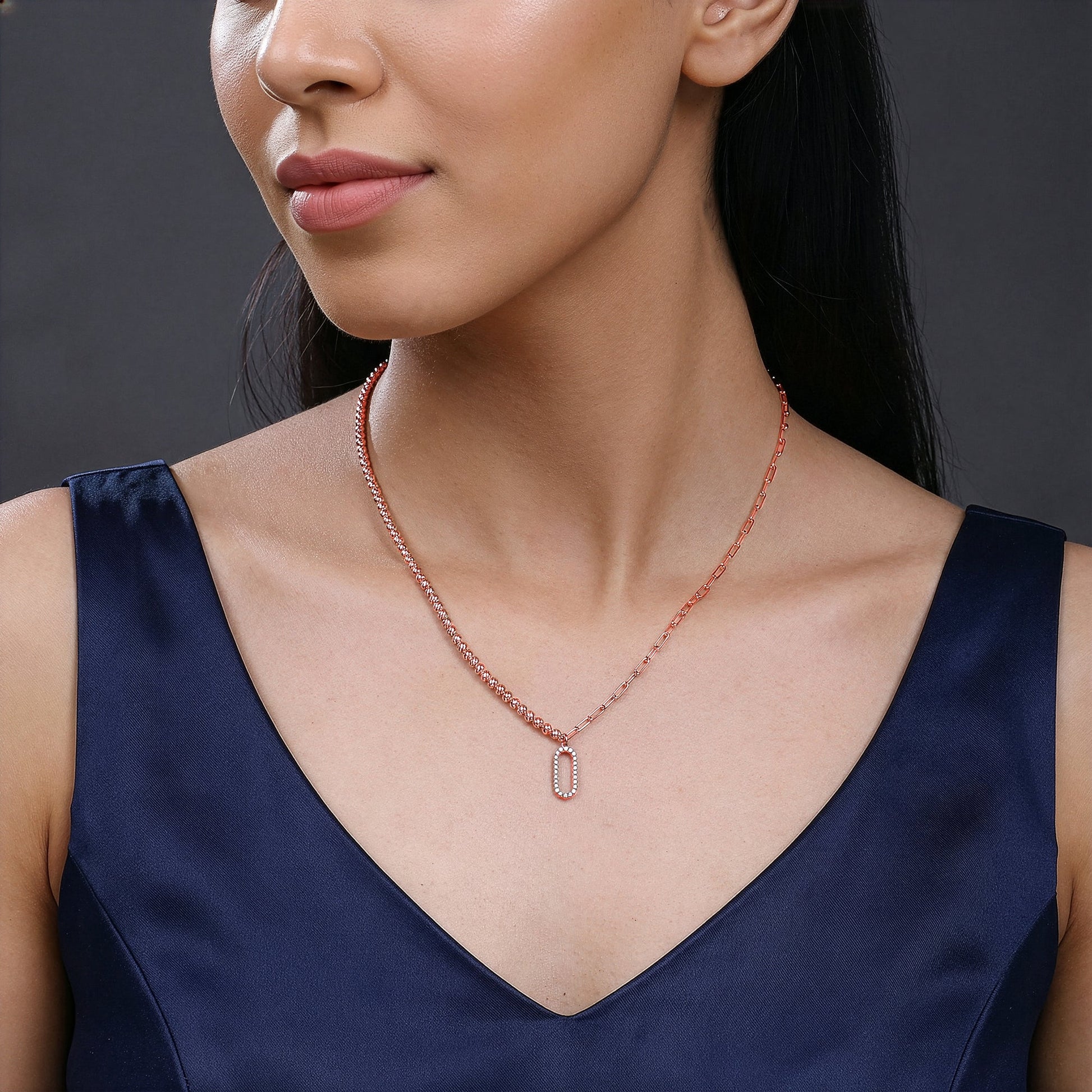 Rose Gold Closer Necklace